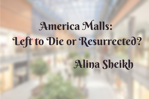 American Malls: Left to Die, or Resurrected? by Alina Sheik